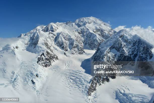 mount denali, or mtmckinley, alaska usa - alaska mountain range stock pictures, royalty-free photos & images