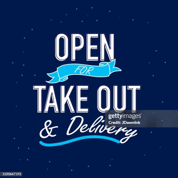 Take Out Lettering Restaurant Take Out Sign Photos and Premium High Res Pictures - Getty ...