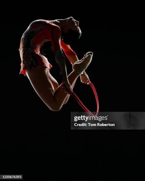 Rhythmic Jump Rope Rope (Rhythmic Gymnastics) Photos and Premium High Res Pictures - Getty ...