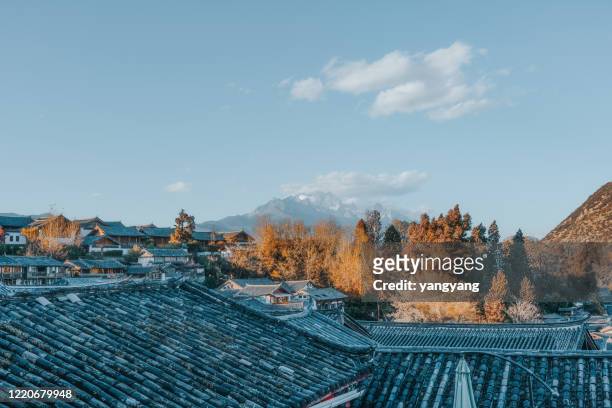 old city of lijiang - lijiang bildbanksfoton och bilder