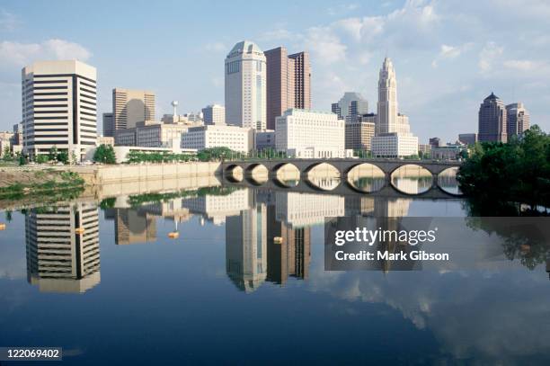 scioto river -  columbus, ohio - columbus stock pictures, royalty-free photos & images