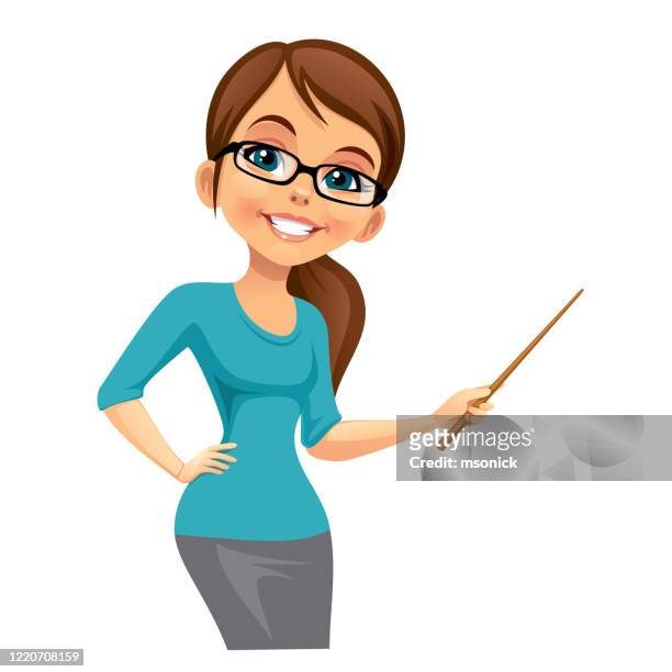 107 Teacher Pointer Stick High Res Illustrations - Getty Images