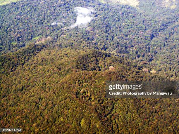 seulawah agam volcano in sumatra - fault geology stock pictures, royalty-free photos & images