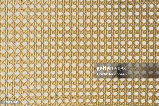 rattan weaving texture - en osier photos et images de collection