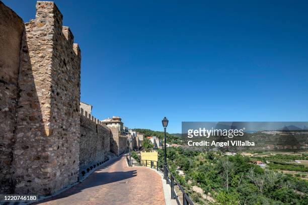segorbe. wall - castellon province stock pictures, royalty-free photos & images
