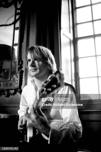 Kevin Jeremiah of English rock group The Feeling in the studio, United Kingdom, 2007.