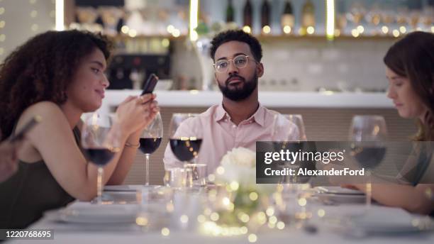 i guess it's just dinner for one then - bored imagens e fotografias de stock