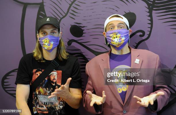 Jason Mewes and Kevin Smith host the Socially Distanced Exclusive Preview Of "MOOBY'S" held on June 17, 2020 in West Hollywood, California. Mooby's...
