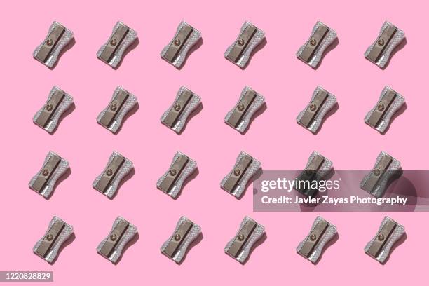 many pencil sharpeners - pencil sharpener stock pictures, royalty-free photos & images
