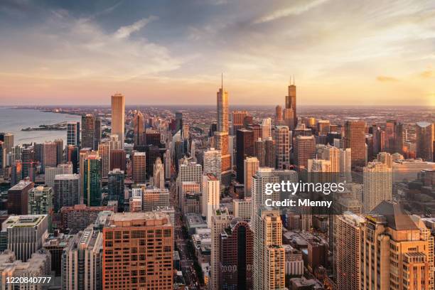 78 Chicago Aerial Colorful Stock Photos and High-Res Images
