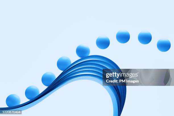 balls flying off wave - live performance show stock pictures, royalty-free photos & images