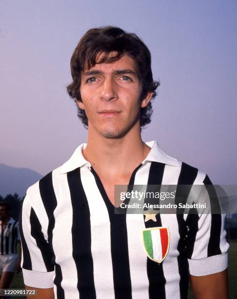 Paolo Rossi of Juventus poses for photo during the Serie A 1973-74, Italy.