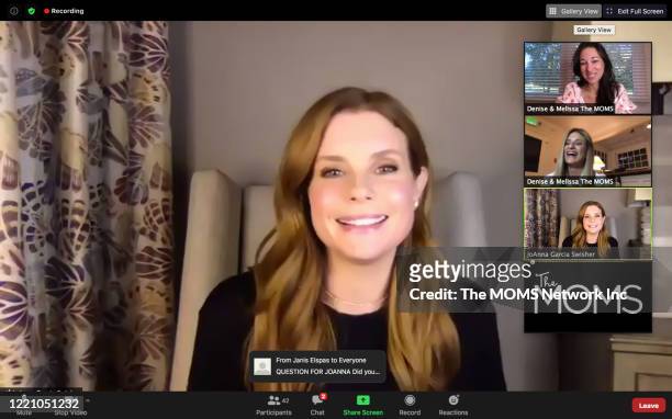 Actress JoAnna Garcia Swisher discusses her new Netflix Show “Sweet Magnolias” during The MOMS.com #Mamarazzi Online Event on June 11, 2020 in Los...