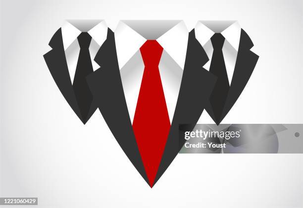 security guards in black business suits - school locker stock illustrations