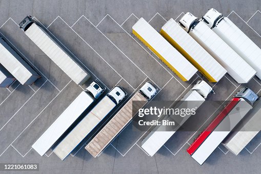 460 Aerial Truck Stop Stock Photos, High-Res Pictures, and Images