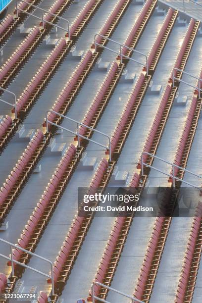 General view of the seats at Levi's Stadium on the day of the Pac-12 Championship football game between the Stanford Cardinal and the USC Trojans on...