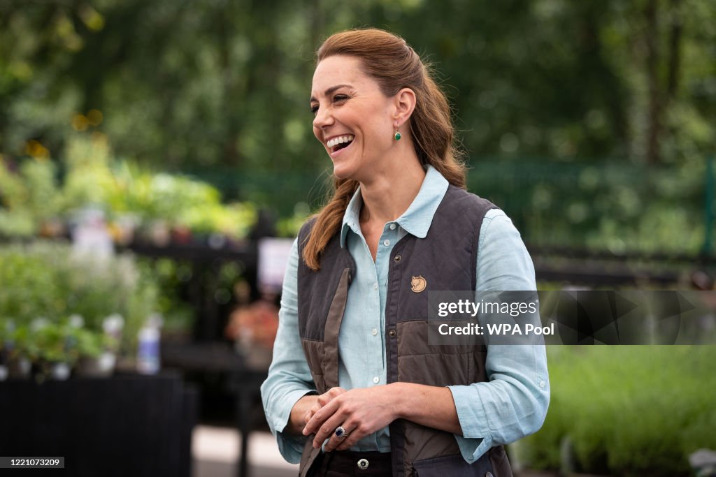 The Duchess of Cambridge Visits Garden Centre in Norfolk