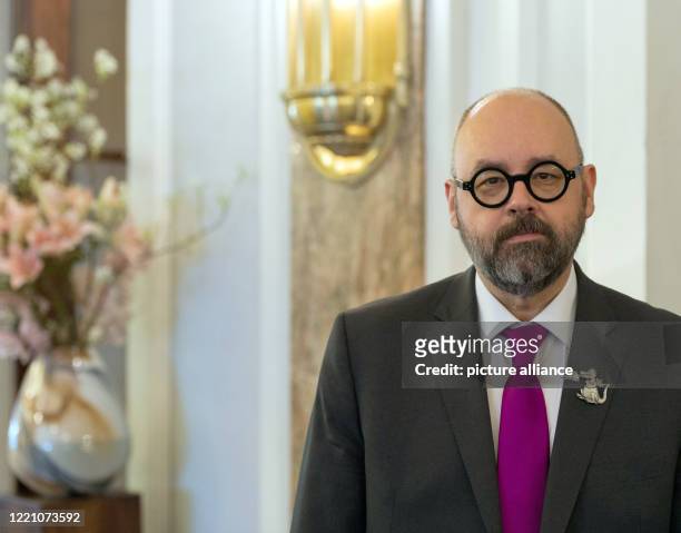 April 2017, Hamburg: The bestselling author Carlos Ruiz Zafon at the publication of his novel "The Labyrinth of Lights". The probably most successful...