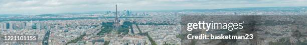 landschaft des eiffelturms - eiffel tower stock-fotos und bilder