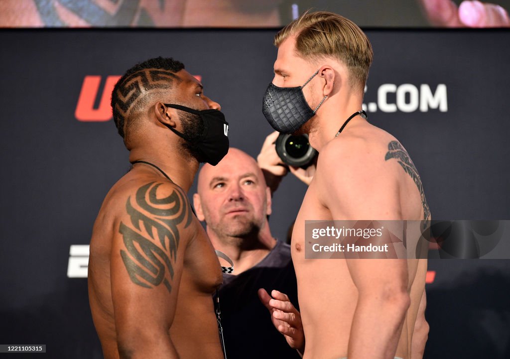 UFC Fight Night Blaydes v Volkov: Weigh-Ins