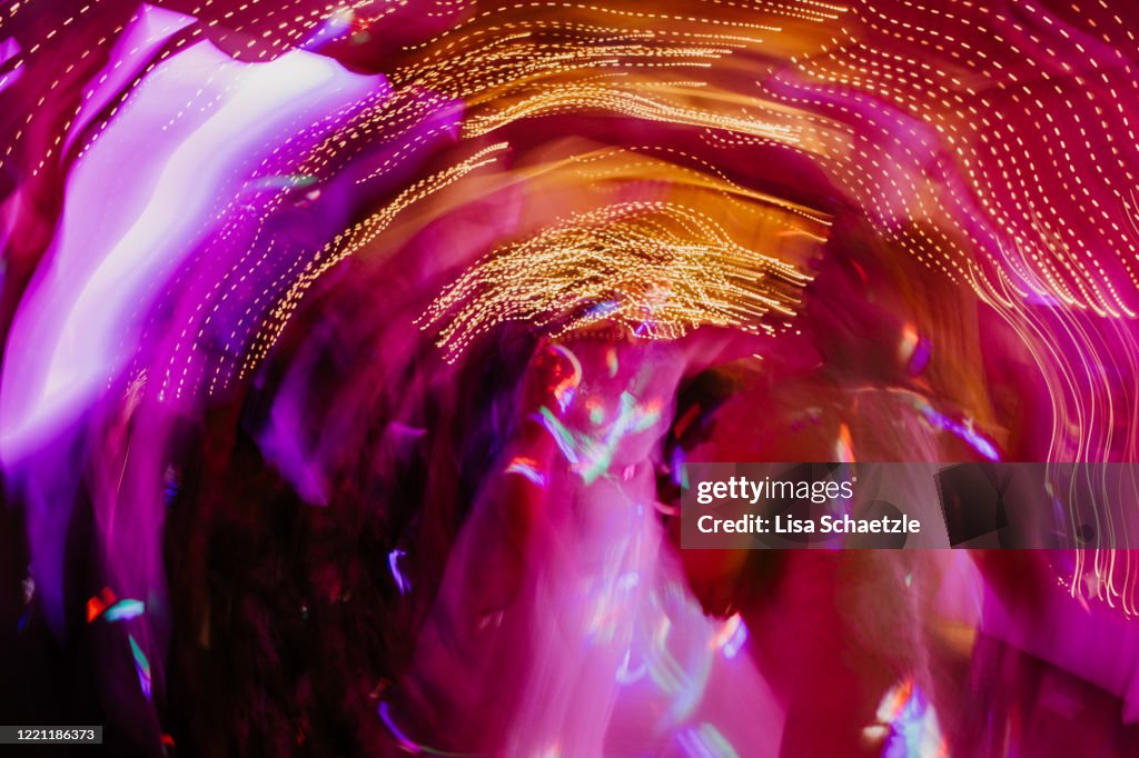 Abstract Background - People dancing at a party