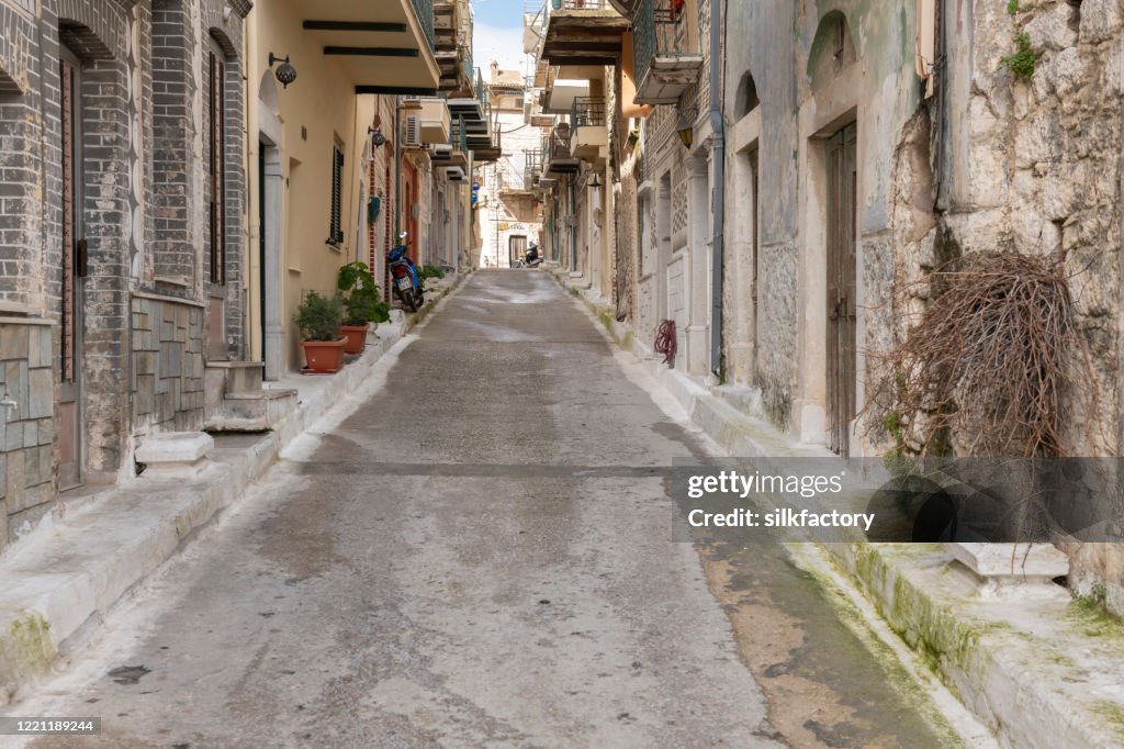 Pyrgi village on the Greek Island of Chios in the Aegean Sea