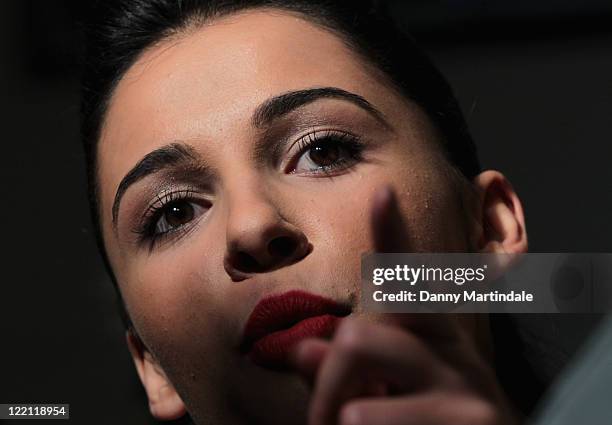 Naomi Scott attends a special screening for Lemonade Mouth, at BAFTA 195 Piccadilly on August 25, 2011 in London, England.