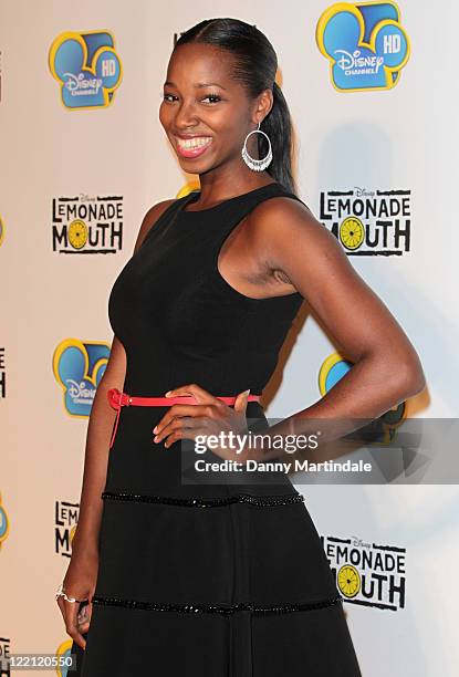 Jamelia attends a special screening for Lemonade Mouth, at BAFTA 195 Piccadilly on August 25, 2011 in London, England.