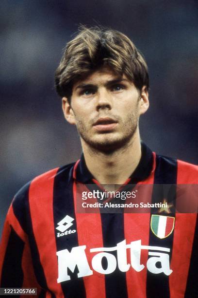 Zvonimir Boban of AC Milan looks on during the Serie A 1992-93, Italy.