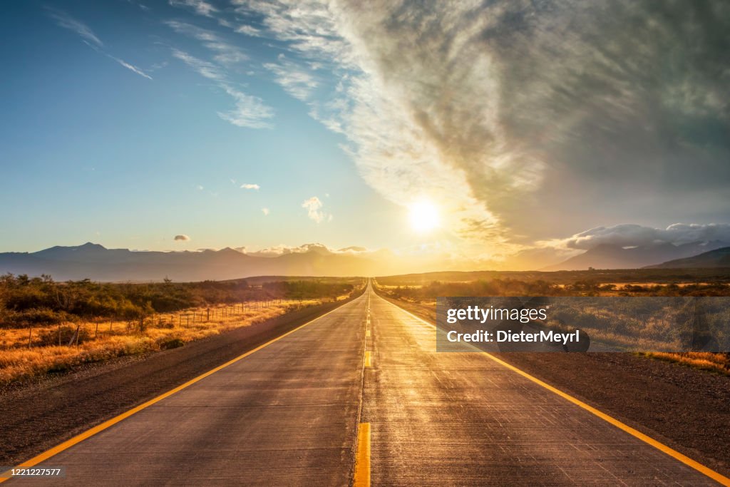 Fin Del Mundo Straße in Chile - Patagonien