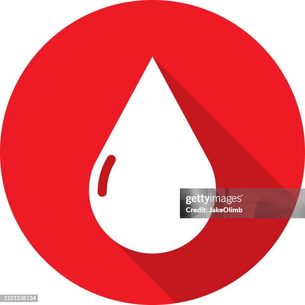 bluttropfen-symbol silhouette - blood group stock-grafiken, -clipart, -cartoons und -symbole