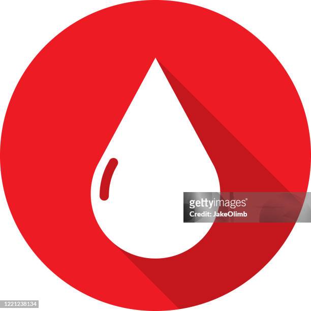 blood drop icon silhouette - blood type stock illustrations