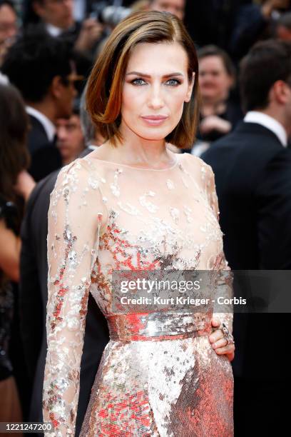 Nieves Alvarez attends the opening ceremony and screening of 'The Dead Don't Die' during the 72nd Cannes Film Festival at the Palais des Festivals on...