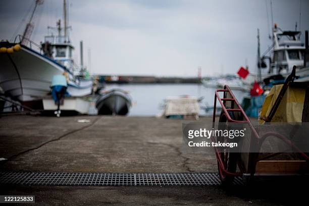 fishing port - kamakura stock pictures, royalty-free photos & images