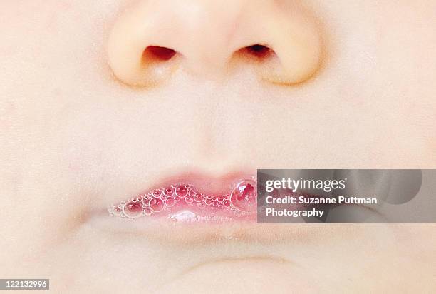 tiny bubbles - spit stock pictures, royalty-free photos & images