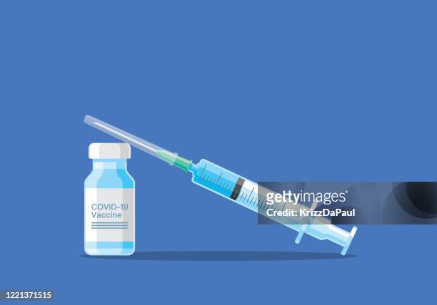 vaccine - vial stock illustrations