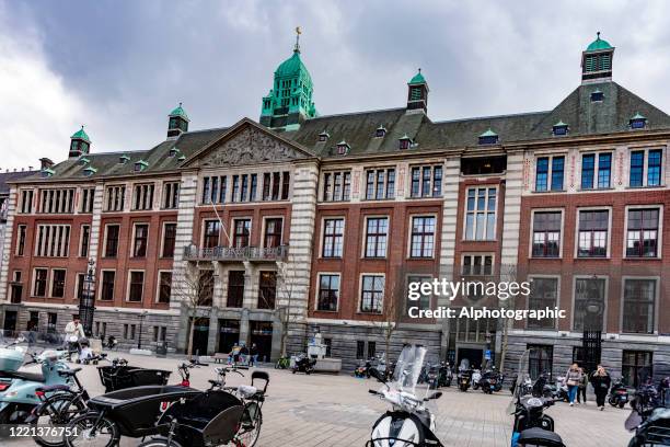 amsterdam stock exchange beursplein 5 - amsterdam market stock pictures, royalty-free photos & images