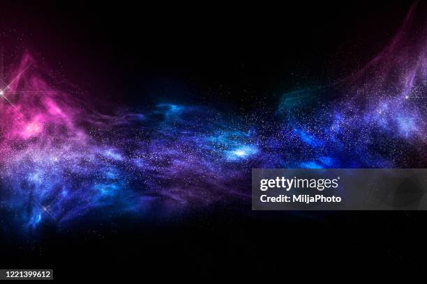 abstrakte himmelnebel hintergrund - universe-background stock-grafiken, -clipart, -cartoons und -symbole