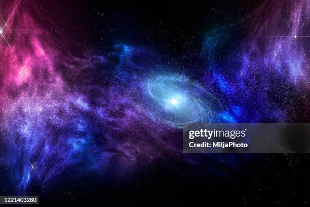 abstrakte himmelnebel hintergrund - universe-background stock-grafiken, -clipart, -cartoons und -symbole
