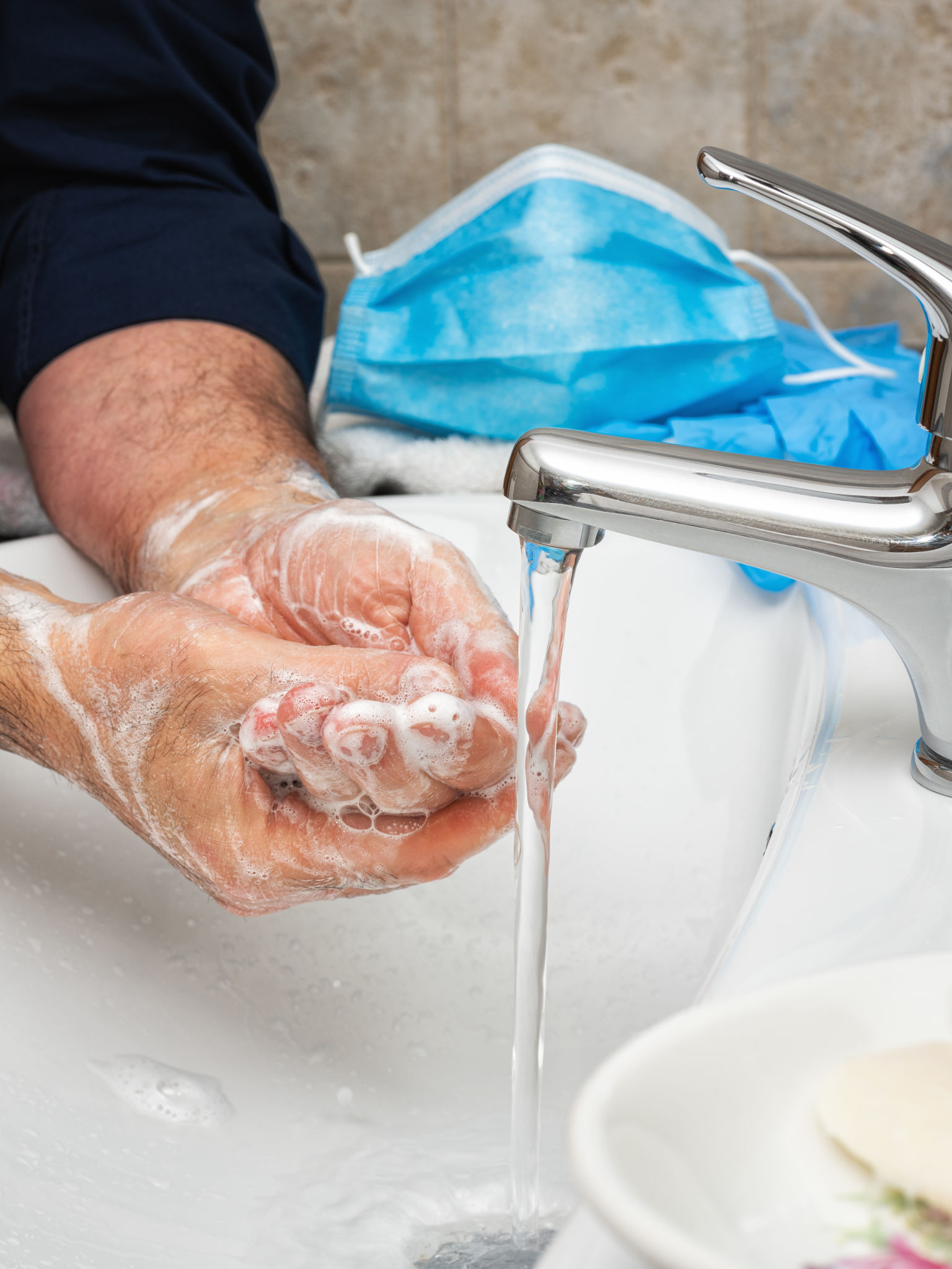 handwashing mask