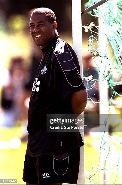 Celtic head coach John Barnes during their pre-season tour of Norway. \ Mandatory Credit: Stu Forster /Allsport