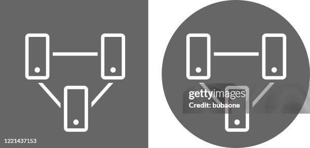 computer server icon - white server room stock illustrations