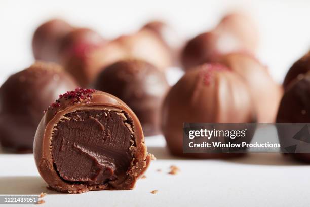 chocolate truffles - truffle stock pictures, royalty-free photos & images