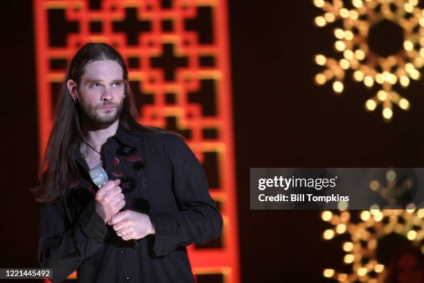 December 7, 2005: MANDATORY CREDIT Bill Tompkins/Getty Images Bo Brice performing during the Oxygen Network Jingle Bell Rock concert taping in the...