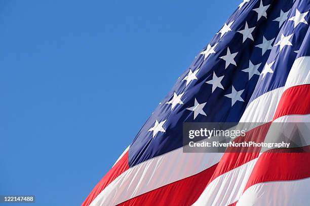 american flag with copy space - american flag jpg stock pictures, royalty-free photos & images