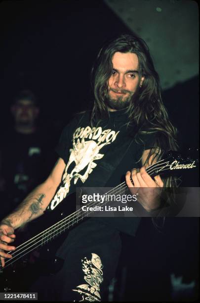 Rex Brown of Pantera performs at the Airport Music Hall on June 7 in Allentown, Pennsylvania.