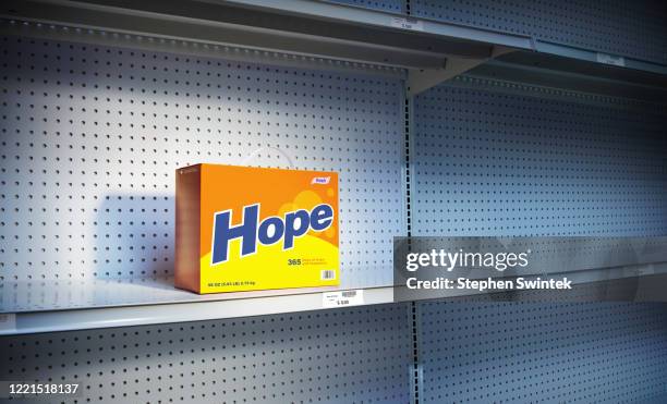 hope - supermarket shelf stock-fotos und bilder