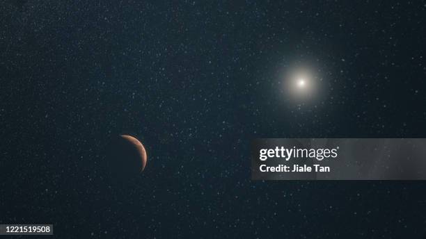 moon and galaxy - forma de lua imagens e fotografias de stock