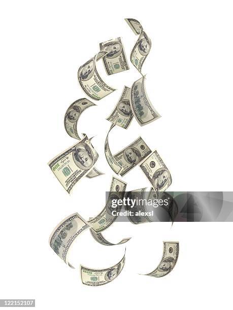 falling money - pennies from heaven stock pictures, royalty-free photos & images