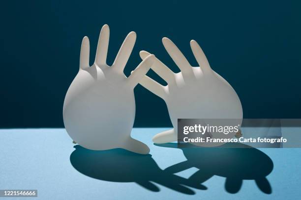 concept of prevention and protection - glove stock pictures, royalty-free photos & images
